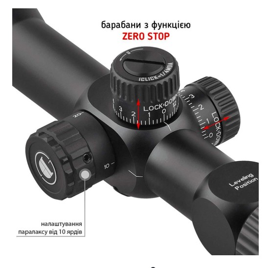 Прицел Discovery Optics HT Gen2 6-24x44 SFIR FFP (30 мм, подсветка) Фото 4